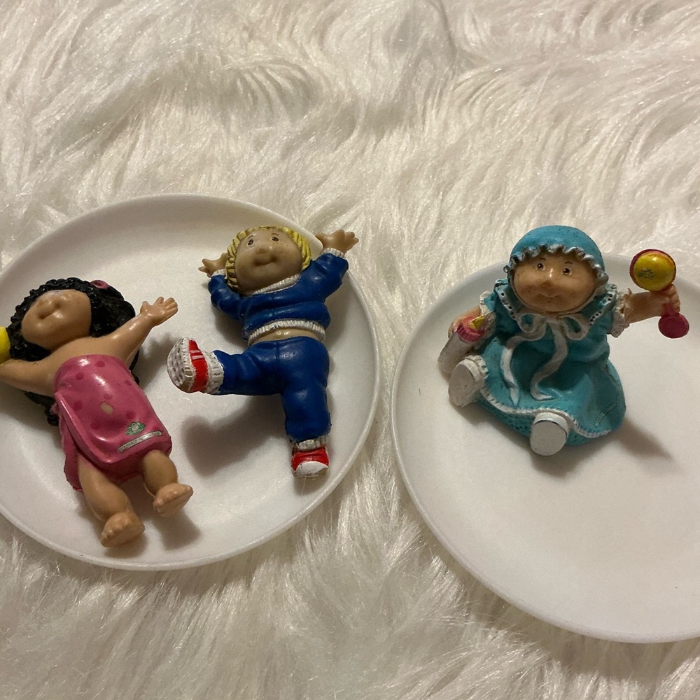 Vintage rare 80s original Cabbage Patch Doll figurines